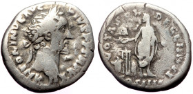 Antoninus Pius (138-161) AR Denarius (Silver, 2.95g, 18mm) Rome, 158-159