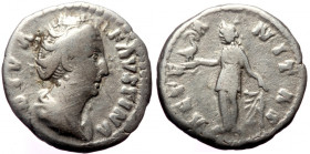 Diva Faustina Senior (Died 141) AR Denarius (Silver, 3.06g, 17mm) Rome.