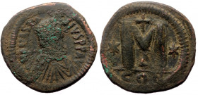 Anastasius I (491-518) AE follis (Bronze, 18.52g, 35mm) Constantinople
