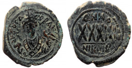 Phocas, (602-610 AD) Nikomedia, AE Follis (Bronze, 11.57g, 33mm)