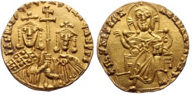 Basil I (867-886) AV Solidus (Gold, 4.38g, 20mm) 868-879.