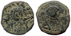 Michael VII Ducas AE Follis (Bronze, 7.39g, 26mm) Constantinople 1071-1078