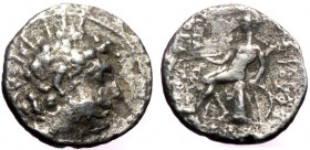 Seleucid Kingdom in Syria, Antiochos VI Dionysos (144-142 BC), AR drachm (Silver, 16,6 mm, 3,40 g), uncertain mint.
