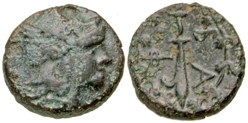 "Macedonian Kingdom. Philip V. 221-179 B.C. AE 15 (15.1 mm, 3.39 g, 7 h). Uncert...
