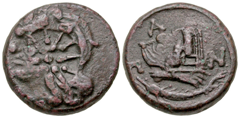 "Cimmerian Bosporos, Pantikapaion. Circa 304-250 B.C. AE 20 (20.5 mm, 7.81 g, 12...