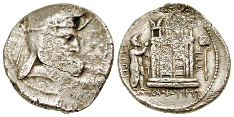 "Kingdom of Persis. Oborzos (Vabharz). Early-mid 3rd century B.C. AR tetradrachm...