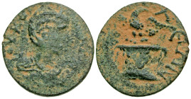 "Thrace, Anchialus. Tranquillina. Augusta, A.D. 241-244. AE diassarion (24.7 mm, 7.25 g, 12 h). ΑΒ ΤΡΑΝΚΥΛΛΙΝΑ Є, diademed and draped bust right / ΑΓΧ...