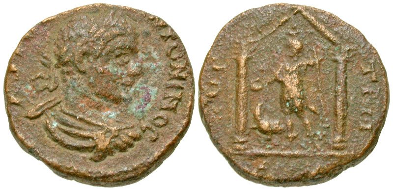 "Arabia Petraea, Bostra. Elagabalus. A.D. 218-222. AE 19 (19 mm, 6.84 g, 12 h). ...