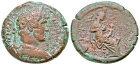 "Egypt, Alexandria. Hadrian. A.D. 117-138. 23.9 mm, 8.49 g, 12 h). Dated RY 16 (A.D. 131/2). ΑΥΤ ΚΑΙ - ΤΡΑΙ ΑΔΡΙΑ ЄΒ, laureate, draped, and cuirassed ...