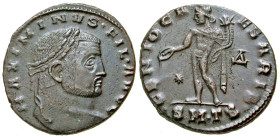 "Maximinus II Daza. As Filius Augustorum, A.D. 308-309. AE follis (25.1 mm, 6.63 g, 7 h). Thessalonica mint, struck A.D. 308. MAXIMINVS FIL AVGG, laur...