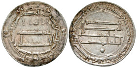 "Abbasid Caliphate. al-Mahdi. 158-169/775-785. AR dirhem (23.1 mm, 2.95 g, 11 h). Madinat al-Salam (Baghdad) mint, dated A.H. 162. With his name as al...