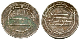 "Abbasid Caliphate. al-Rashid. 170-193/786-809. AR dirham (24.3 mm, 2.92 g, 8 h). 191 AH. Album 219.2. "