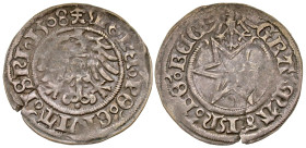 "German States, Isny. AR half batzen (23.3 mm, 1.80 g). 1508. Eagle / Six pointed star. VF, small weak area. 

Granted minting rights by Maximilian ...