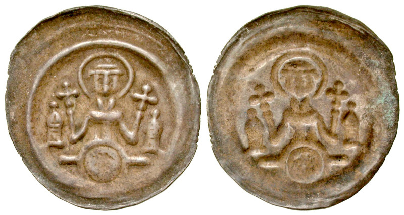 "Germany, Magdeburg. Bishop Albrecht von Käfernburg. 1205-1232. AR Bracteate. St...