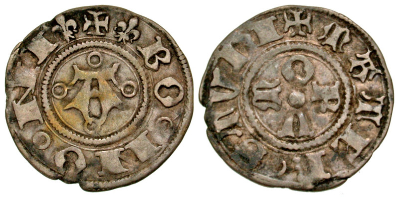 "Italy, Bologna. Republic. Anonymous Issue. 1376-1401. AR bolognino (18.8 mm, 1....
