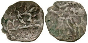 "Poland, Jagiellon Dynasty. Wladyslaw III of Varna. 1434-1444. AR denarius (12.6 mm, .30 g). Krakow mint. Crown / Eagle. Fine. "