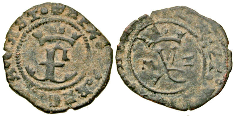 "Spain, Castile and Leon. Fernando II and Isabella. 1474-1504. BI blanco (18.1 m...