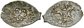 "Russia. Ioann III - Vasiliy III. 1462-1505-1533. AR denga (14.9 mm, .39 g). "