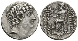 SELEUKID KINGS OF SYRIA. Philip I Philadelphos, circa 95/4-76/5 BC. Tetradrachm (27mm, 14.8 g), uncertain mint in Cilicia, likely Tarsos, circa 94/3-8...