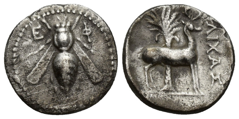 IONIA. Ephesos. (Circa 202-150 BC). AR Drachm. (17mm, 4.1 g) Lichas, magistrate....