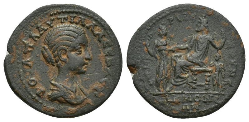 PHRYGIA Acmoneia, Plautilla, wife of Caracalla, 202-212. (20mm, 4 g) drape Bust ...