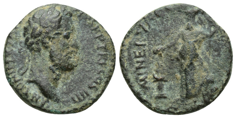 LYCAONIA. Lystra. Antoninus Pius, 138-161. 'As' (Bronze, 22mm, 6.9 g). ANTONINVS...