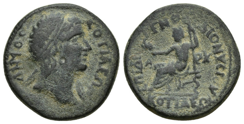 PHRYGIA, Cotiaeum. Time of Gallienus, 254-268. Triassarion (Bronze, 23mm, 8.4 g)...