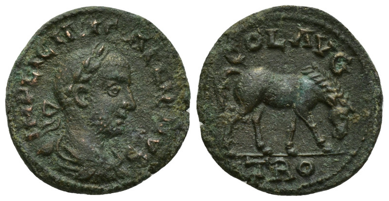 Troas. Alexandreia. Gallienus AD 253-268. Bronze Æ (22mm, 6.8 g) IMP LICIN GALLI...