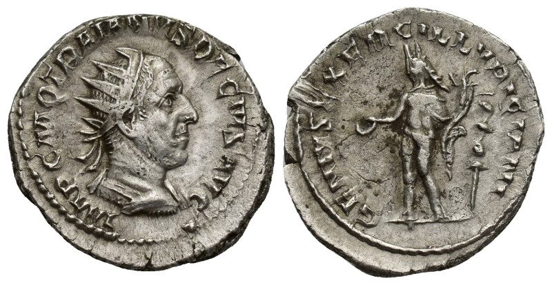 Trajan Decius; 249-251 AD, Rome, Antoninianus, (21mm, 4.7 g). Obv: IMP.C.M.Q.TRA...