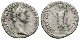 Domitian, 81-96. Denarius (Silver, 17mm, 3 g), Rome, 95-96. IMP CAES DOMIT AVG GERM P M TR P XV Laureate head of Domitian to right. Rev. IMP XXII COS ...