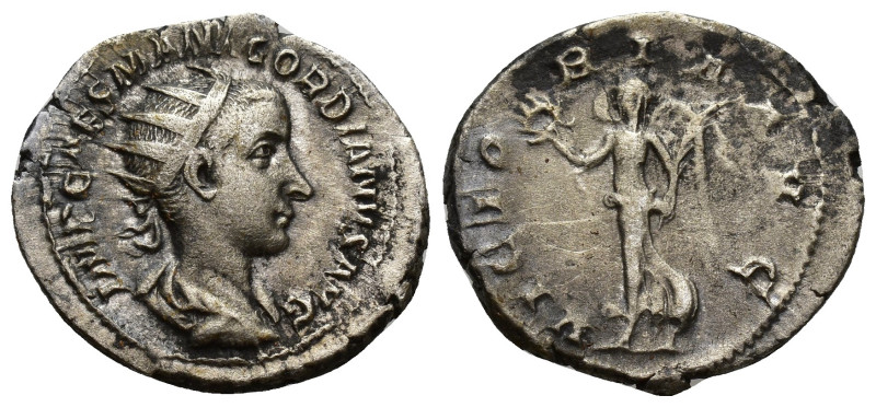 Gordian III. A.D. 238-244. AR antoninianus (23mm, 4.3 g). Rome mint, struck A.D....