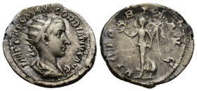 Gordian III. A.D. 238-244. AR antoninianus (23mm, 4.3 g). Rome mint, struck A.D. 238-239. IMP CAES M ANT GORDIANVS AVG, radiate, draped and cuirassed ...