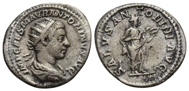 Elagabalus (218-222 AD). AR Antoninianus (23mm, 5.4 g), Roma (Rome). Obv. IMP CA...