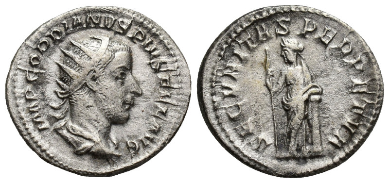Gordian III. AD 238-244. Rome Antoninian AR (23mm, 4,4 g). IMP GORDIANVS PIVS FE...