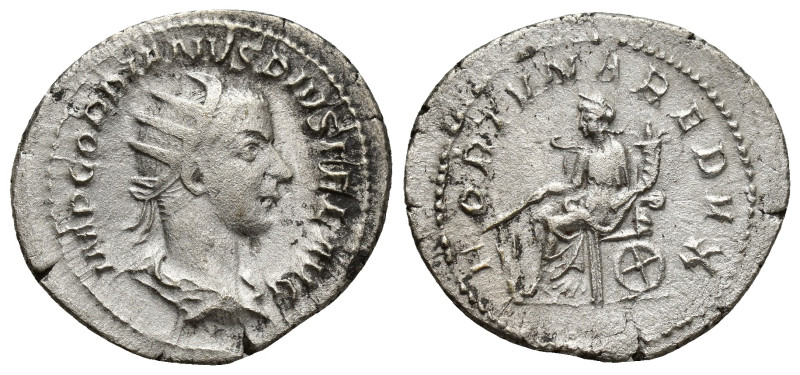 Gordian III AR Antoninianus. (24mm, 4.2 g) Rome, AD 243-244. IMP GORDIANVS PIVS ...