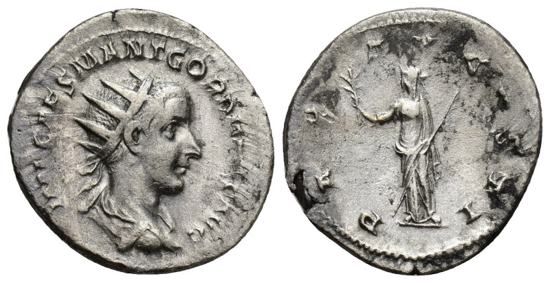 Gordian III AR Antoninianus. (22mm, 3.7 g) Rome, AD 238-244. IMP CAES M ANT GORD...