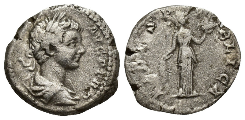 Caracalla (198-217), Denarius, Rome, AD 198 AR (16mm, 3.8 g) IMP CAE M AVR AN - ...