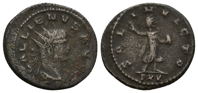 Gallienus AD 253-268. Antioch Antoninianus Billon (21mm, 4 g). GALLIENVS AVG, ra...