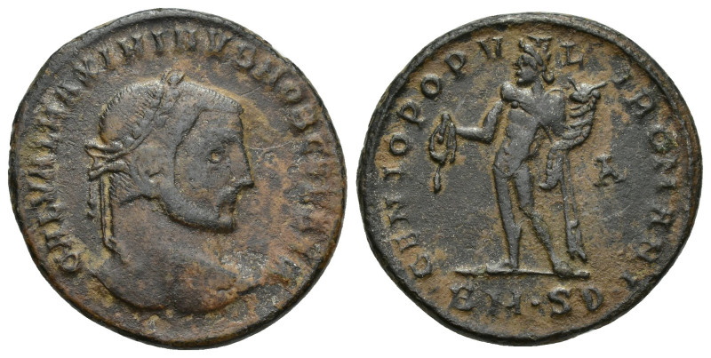 MAXIMINUS II, as Caesar. 305-308 AD. Æ Follis (27mm, 9.6 g). Serdica mint. Struc...