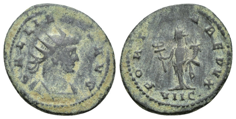 Gallienus AD 253-268. Asia Antoninianus Æ silvered (22mm, 3.5 g). GALLIENVS AVG,...