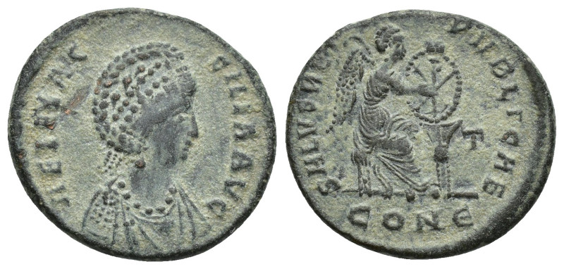Aelia Flaccilla. Æ (21mm, 5 g), Augusta, AD 379-386/8. Constantinople, ca. AD 37...
