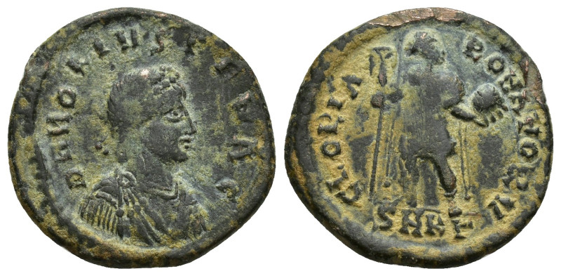 Honorius. A.D. 393-423. Æ (22mm, 5.1 g). Cyzicus mint, A.D. 392-395. DN HONORIVS...