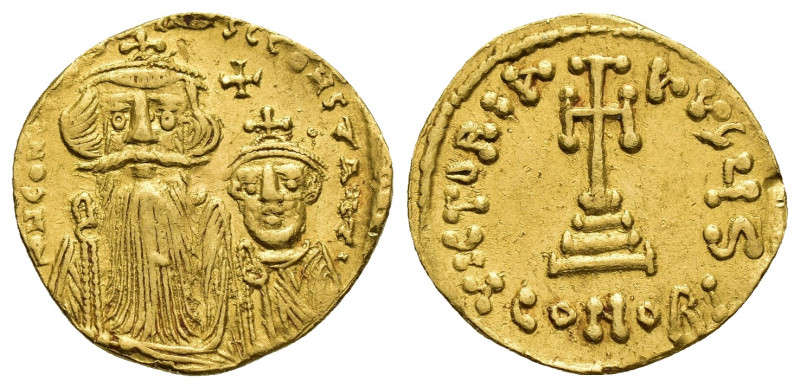 Constans II AV Solidus. Constans II AV Solidus. (19mm, 4.3 g) Constantinople, AD...