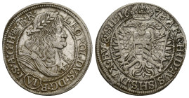 Austria - Hungary Holy Roman Empire Silesia 6 Kreuzer 1678 SHS (26mm, 3.1 g)
