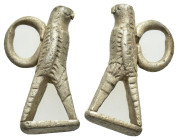 Roman Silver Eagle Pendant. (20mm, 3.6 g)
