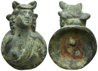 Bronze bust of Bacchus? (48mm, 39.3 g)