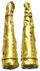 Gold Hercules club pendant (32mm, 2.1 g)