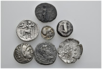 Ancient coins mixed lot 7 pieces SOLD AS SEEN NO RETURNS.