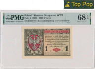 1 marka 1916 - Generał - PMG 68 EPQ - WYŚMIENITY MAX
