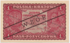 1 marka 1919 - WZÓR - I Serja GH -